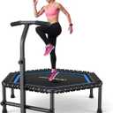ANCHEER 50'' Trampoline-Fitness Rebounder for Adults-Indoor/Home