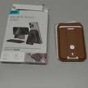 ESR for MagSafe Wallet Stand w Grip, RFID Blocking w MagSafe Ring, 5 Card Holder for Phone Case, Magnetic Wallet for iPhone 17/16/15/14/13/12(Not for Mini), Selected Samsung, Adjustable Stand, Brown