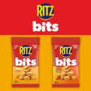 RITZ Bits Cheese and Spicy Queso, Sandwich Crackers Variety Pack, Snacks for Kids and Adults, Lunch Snacks, 12-3 oz Bags
