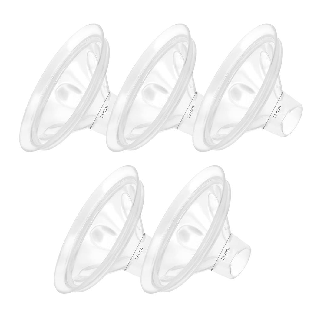 13mm/15mm/17mm/19mm/21mm Flange Cushions Compatible with Spectra/BabyBuddha 24mm Shields/Flanges Replace Flange Inserts Compatible with Spectra Breastpump Parts Reduce Nipple tunnle Multiple Sizes