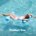 SLOOSH Hammock Pool Floats Adults, 4-in-1 Multi-Purpose Inflatable Pool Floaties PVC Water Hammock Lounge Floaties