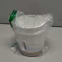 QCQHDU 5 inch Plant Pot, 2 Pack Planters for Indoor Plants with Drainage Holes & Saucer, Outdoor Flower Pots Home Garden Modern Decor (White)