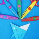 Craft Scissors - 8 Pack Decorative Edge, Zig Zag, Scrapbooking, Fancy Pattern Scissors for Crafting