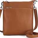 Befen Genuine Leather Crossbody Purses for Women Travel Cross Body Bags Lightweight with Adjustable Shoulder Strap