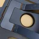 Soke Case for iPad (A16) 11th Generation 11-Inch 2025 /10th Generation 10.9-Inch 2022, with Screen Protector and Multi-Angle Kickstand, Rugged Full Body Heavy Duty Protective Cover - Black CyanBlue