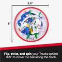 Rubiks Cube, Rubiks Tracks 125 3D Gravity Maze & 3D Puzzle Game with 125 Obstacles, STEM Toy Problem-Solving Brain Teaser, Fidget Toy, Sensory Puzzle for Adults, Teens, Kids, for Ages 8 & Up
