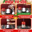 Snowman Diffuser Christmas Essential Oil Diffuser Gifts 120ml Holiday Present for Essential Oil Small Aromatherapy Humidifier Warmer for Home Office Decorations