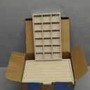 Inbagi 12 Pcs Small Velvet Jewelry Tray Stackable Jewelry Organizer Drawers Insert Divided Storage Display Trays for Earring Ring Brooch Watch Necklace Bracelet 8.3 x 5 x 1 Inches