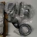 Yes4All Power Rack J-Hooks & Attachments  Heavy Duty Barbell Holders Compatible with 2x2 & 3x3 Power Racks for Home Gym (Black)