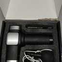 Deep Tissue Massage Gun, Portable Percussion Muscle Massager with 30 Speeds & 6 Attachments, Handheld Electric Back & Neck Massager for Pain Relief (Light Gray)