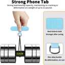 5 x TACOMEGE Phone Tether Tab for iPhone, Cell Phone Lanyard Patch, Phone Strap Replacement Part for All Full Phone Cases (Light Blue)