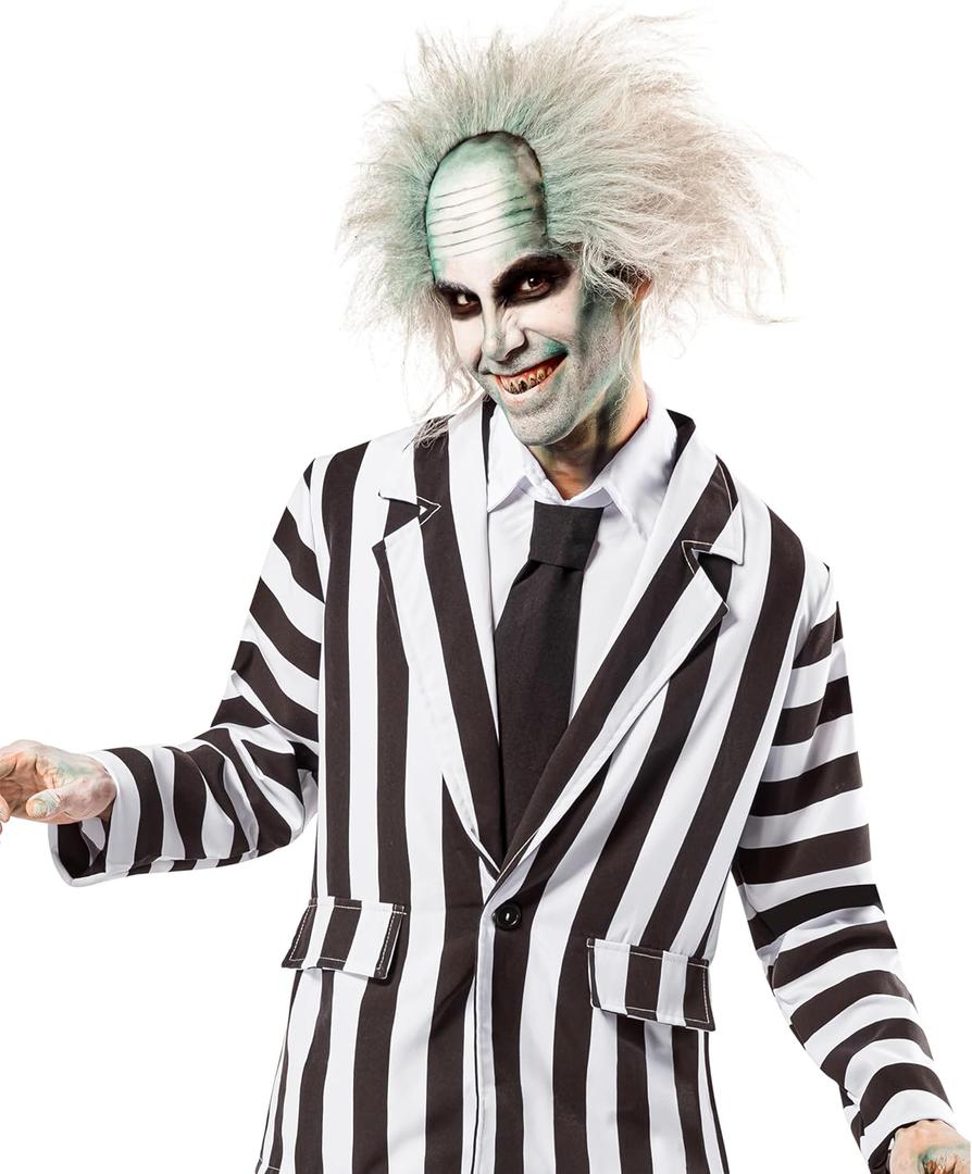 Beetlejuice: Beetlejuice Wig for Adults by Rubies, Men's No Size