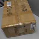 ILLMTW Gold Floor Lamp for Living Room,Bedroom,Mid Century Modern Standing Lamp Brass Tree 3 Light Tall Floor Lamps Vintage Retro Floor Lights Glass Amber Flower Lamp Shade Farmhouse Boho Bohemian