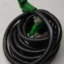 RVMATE 50 Amp 25 Feet RV/EV Extension Cord, Easy Plug in Handle, 14-50P to 14-50R with LED Indicator, ETL Listed, Come w/Storage Bag and Plastic Strap