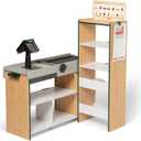 Melissa & Doug, Fresh Mart Pretend Grocery Store, Kids Cash Register with Scanner, Shelves, & Conveyor Belt, Kids Toys for Girls & Boys, 41.9 X 18.9 X 7.9