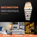 BESPORTBLE Halloween Countdown Calendar Wooden Coffin Shape 3D Advent Calendar Indoor Halloween Decor Party Decorations Holiday Countdown
