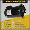 1 HP Swimming Pool Pump Motor Compatible with A.O. Smith Century ‎B2853 ‎B853, for Pentair Superflo Sta-Rite Whisperflo Challenger Pinnacle Anthony Pumps, 1HP Single Speed Square Pool Motor, 230/115V