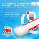 TIS Peel and Stick Trim Molding with 3M Tape  118 Inch White Flexible PVC Trim, Corner Molding Trim Peel and Stick, Flexible Quarter Round Molding for Floor Trim and Edges