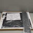 ROLOVE 22x17 Inch Lighted Vanity Mirror with Dimmable LED Lights - 3 Color Modes, Smart Touch Control & 360° Rotating Base - Desk Makeup Mirror (Black)