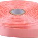 4 x 1/2 Inch x 50 Yards Polyester Ribbon - Light Pink | Single-Faced Craft Ribbon for Bows, Gift Packaging, Scrapbooking