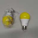 Bug Light Bulbs Outdoor, 40W Equivalent Amber Yellow LED Bug Lights for Outside, 6W 500LM 2000K for Porch Lights, Non-Attracting, Not-Dimmable A19 Bulb for Patio, Deck, Backyard, Hallway, 2 Pack