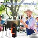 2 x Baderke 3 Pcs Christmas Football Grilling Gifts Set for Men Dad Grill BBQ Accessories Large Heavy Duty Stainless Steel Grill Utensil Spatula Tong with Bag for Football Lover Birthday Gift