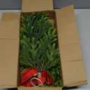 RoseCraft 2PCS Christmas Decorations, Artificial Front Door Christmas Wreaths, Hanging Bell Bow Decorations, for Fireplace Home Holiday Wall Party Xmas Decor. (Red/Green-2)