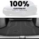 LASFIT Trunk Mat for Honda Civic Sedan 2022-2026 & Civic Sedan Hybrid 2025-2026, All Weather TPE Custom Fit Trunk Liner Trunk Tray Cargo Mat Cargo Liner Cargo Tray (Not for Hatchback/Type-R)