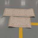 FRESHMINT Kitchen Mats for Floor 2 Piece Set, Waterproof & Non-Skid Vintage Floarl Kitchen Rugs, Cushioned Kitchen Floor Mat for Standing Washable Comfort Desk Kitchen Runners, 17x30''+17x47'' (Floral - Natural Beige)