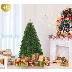 4 ft. Pre-Lit Artificial Christmas Tree with 100 LED Lights