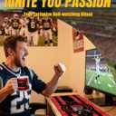 Football Fan Coffee Mug Cup and XL Gaming Mouse Pad Set Kansas City Desk Mat Themed Merch Shop Men Women Sport Stuff Gear Apparel Chiefs Team Decor Dad Boyfriend Bf Birthday Cool Christmas Xmas Gift