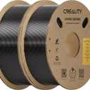 Creality Hyper PETG Filament 1.75mm Bundle 2KG, High-Speed PETG for 30600mm/s Printing, Low Stringing, Strong Layer Adhesion, +/- 0.03mm Accuracy,Fits for Most FDM 3D Printers(Black 2-Pack)