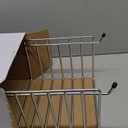 6 Slot Stainless Steel Heavy Duty Cutting Board Organizer, Cutting Board Storage Rack Cutting Board Holder Baking Cookie Pan Sheets Cooling, Kitchen Organizers And Storage,Cabinet Countertop Organizer