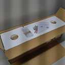 WOSHITU Bathroom Vanity Light Fixtures: 23.3 Inch Modern Brushed Gold Bathroom Light Fixtures Over Mirror with Clear Glass Shade, 3-Light Bathroom Lights Above Mirror