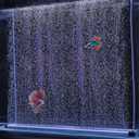 hygger Aquarium Bubble Strip, Nano Air Bubble Curtain Wall Aquarium, Quiet High Dissolved Oxygen Diffuser Fish Tank Bubbler Decorations Self-Sinking for Freshwater Saltwater (27.5 Inch)