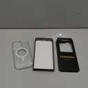 Bonoma for iPhone 15 Pro Max Case Sparkly Glitter Bling Back, Magnetic Support for MagSafe Shockproof, Crystal and Clear High-Duty Protection for Girls Women-Glitter Crystal