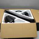 Depuley 42-Inch Ceiling Fans with Lights: Black 3 Blade Flush Mount Low Profile Ceiling Fan for Bedroom - Dimmable Indoor Outdoor Fan with Remote APP Control Ultra Quiet DC Motor Timer