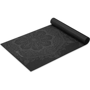 Gaiam Yoga Mat - Premium 6mm Print Extra Thick Non Slip Exercise & Fitness Mat for All Types of Yoga, Pilates & Floor Workouts (68"L x 24"W x 6mm Thick)