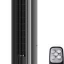40" Tower Fan for Bedroom,35dB Quiet for Sleep,5 Speeds, 3 Modes,12H Timer, 70Oscillating Floor Standing Fans for Room,Fans with Remote Control for Room, Home, Office (Black), Large