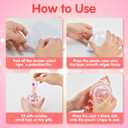 36 Pack Gumball Machine Valentines Day Cards with Clear Plastic Dome Candy Holders DIY Valentines Exchange Gift for School Classroom Party Supplies (Candy Not Included)