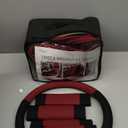 FH Group Car Seat Covers Full Set Cloth,Universal Fit combo,Washable Automotive Seat Covers,Low Back Front Seat Covers,Airbag Compatible,Split Bench Rear Seat for SUV,Sedan,Van Burgundy