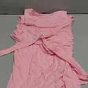 BTFBM Women's 2025 Summer T Shirt Dress Casual Sleeveless Wrap Bodycon Ruched T Shirt Spring Dress Tie Waist Mini Dresses.S