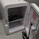 Antarctic Star Compact Mini Fridge, 10L Portable Small Refrigerator, 2.6 Gal Mini Fridge with AC/DC Adapters, Small Cosmetics Cooler for Beverage, Food, Makeup, Bedroom, Office, Dorm, Black