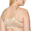 PLAYTEX Womens 18 Hour Front Close Wirefree Back Support Posture Full Coverage Use525 Bra, Nude, 42D US