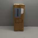 Beionxii Outdoor Post Lights, 20inch Large Modern Large Exterior Post Lantern Pillar Light with Pier Mount Base, Black Cast Aluminum w/Clear Cylinder Glass - A291P-1PK (NOT Solar, 110-120V AC)