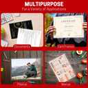 CAREGY 5 Mil Thermal Laminating Pouches (200 Pack) - 9x11.5 Inch Laminating Sheets for 8.5x11 Documents, Clear,Office & School Laminator Supplies