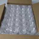 20 Sets Cupcake Containers 24 Count Cupcake Holders Stackable Boxes Clear Disposable with Detachable Tall Dome Lid for Wedding Birthday Kitchen Baking Supplies