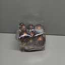 Senjie Brown Shatterproof Christmas Ornaments, 32 Pcs Spherical Balls for Xmas Trees