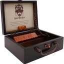 Front Porch Classics, Circa Shut the Box, Wooden 9 Number Dice Game with Case for Travel, for Adults and Kids Ages 8 and Up