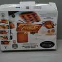 Gotham Steel Non Stick Ceramic Bakeware Set, 5 Piece No Warp & Dishwasher Safe Baking Set, Baking Pans Set with Round & Square Baking Pan, Muffin Pan, Loaf Pan & Baking Sheet for oven, 100% PFOA Free